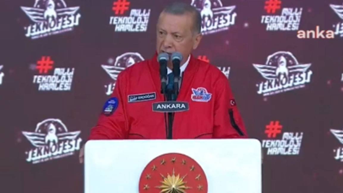 Erdoğan Teknofest'te konuştu: Haydi artık birileri sıkıysa 'işçisin personel kal' desin; uzaya füze gönderen bir gençlik var