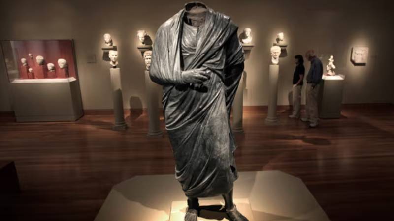 Türkiye, Bubon'dan yağmalandığını savunuyordu: Cleveland Müzesi'nde sergilenen Marcus Aurelius heykeline ABD'de savcılık el koydu