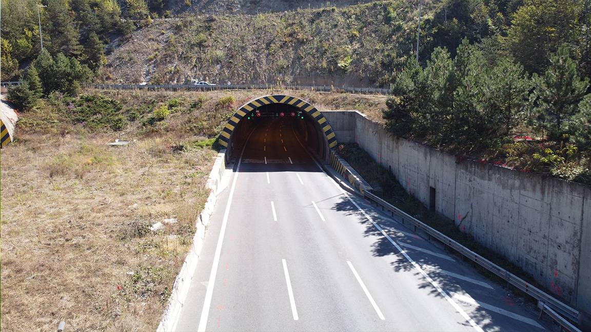 Bolu Tüneli'nde tamir çalışması: 46 gün tek istikametli kapatıldı