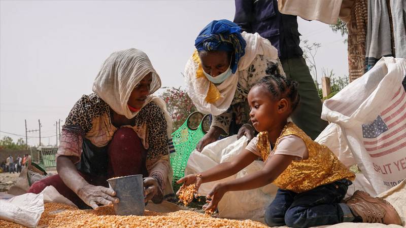 Etiyopya'da besin yardımları kesildi; 1300'den fazla kişi açlıktan öldü