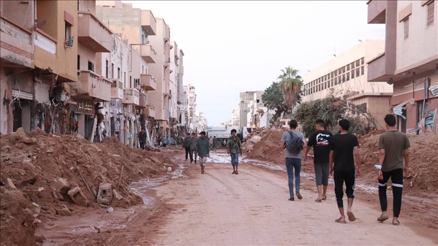 Libya'da sel felaketi nedeniyle eğitime 10 gün orta verildi