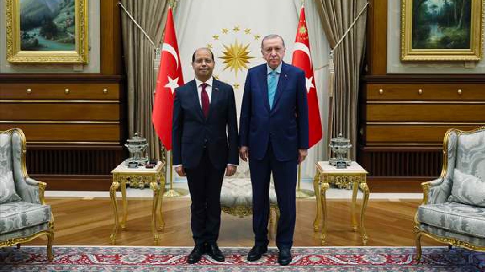 Mısır'ın Ankara Büyükelçisi Hamami, Erdoğan'a inanç mektubu sundu